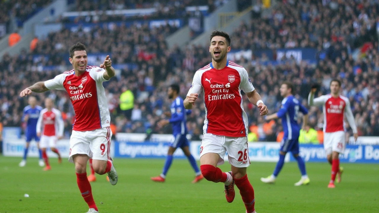 Arsenal Closes in on Liverpool After Mikel Merino's Late Show Stuns Leicester City