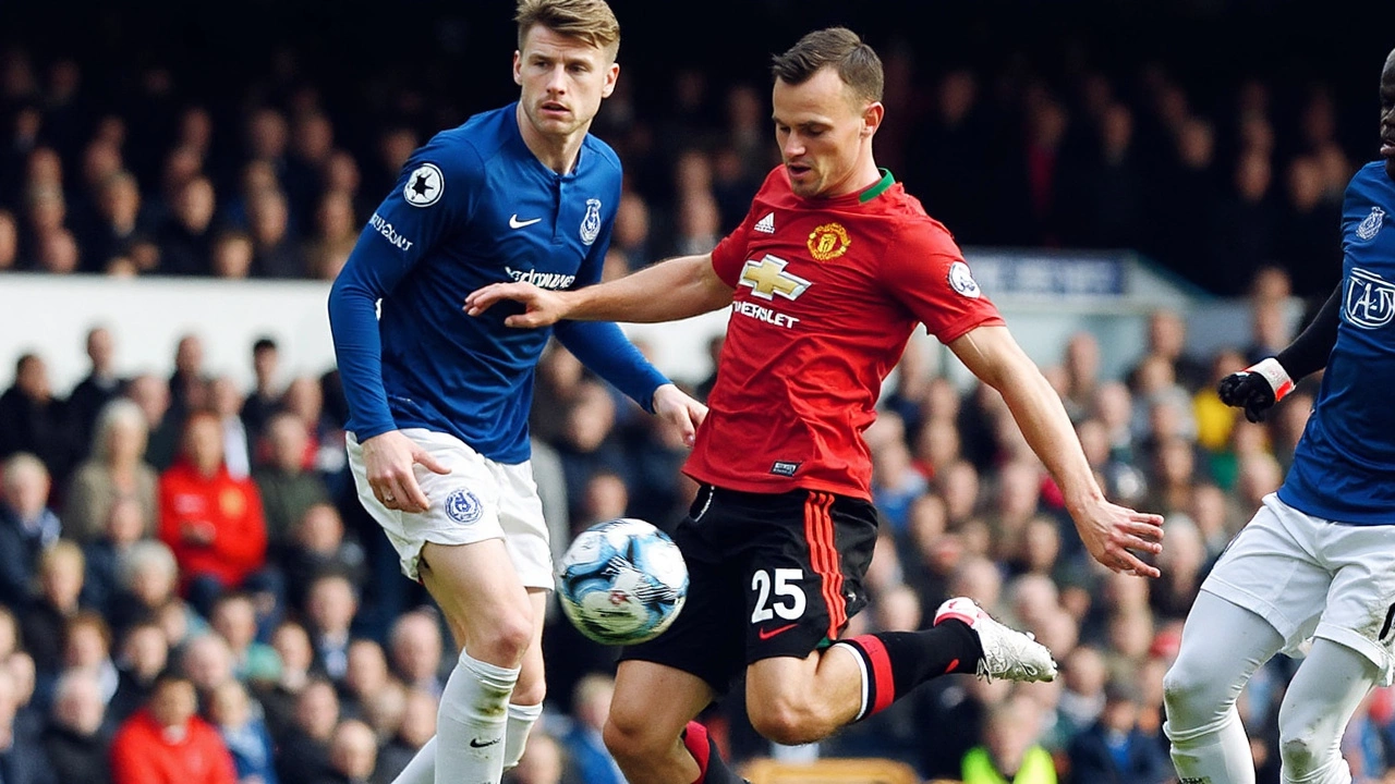 Manchester United Stages Comeback in Tense Everton Match