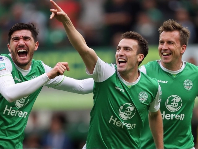 Hibernian Triumphs Over Celtic 2-1 in a Tense Easter Road Clash