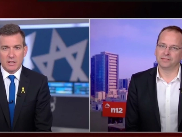 Wildfires Force Dramatic Channel 12 Studio Evacuation Near Jerusalem Live on Air