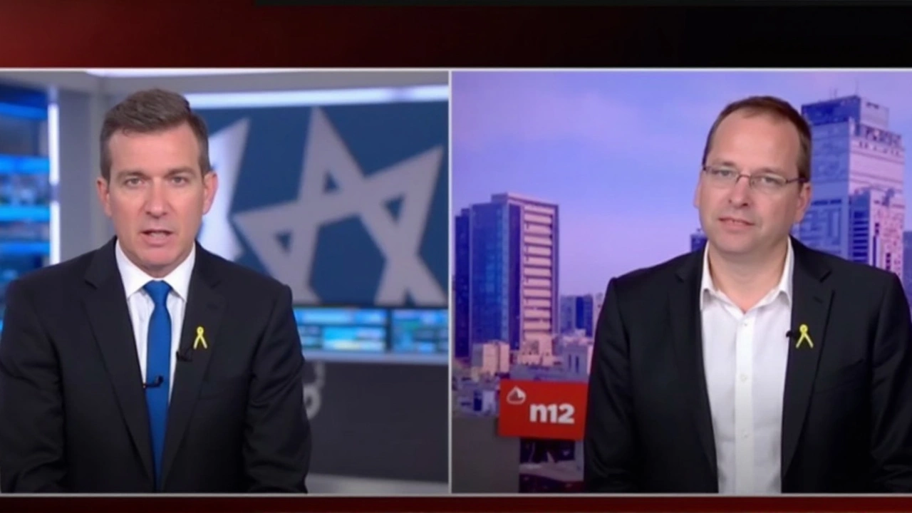 Wildfires Force Dramatic Channel 12 Studio Evacuation Near Jerusalem Live on Air