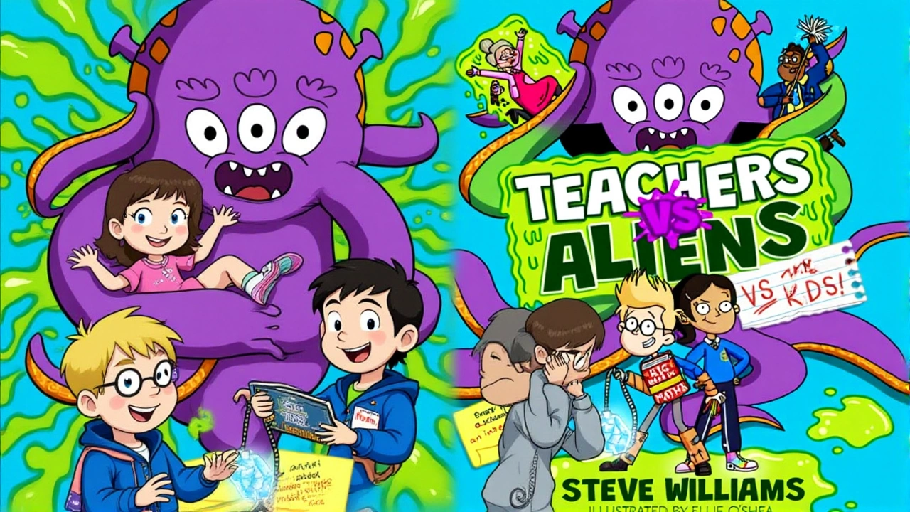 Teachers vs Aliens vs the Kids! : Comedian’s Book Turns School Invasion Into a Lesson in Courage