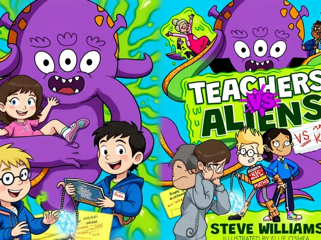 Teachers vs Aliens vs the Kids! : Comedian’s Book Turns School Invasion Into a Lesson in Courage